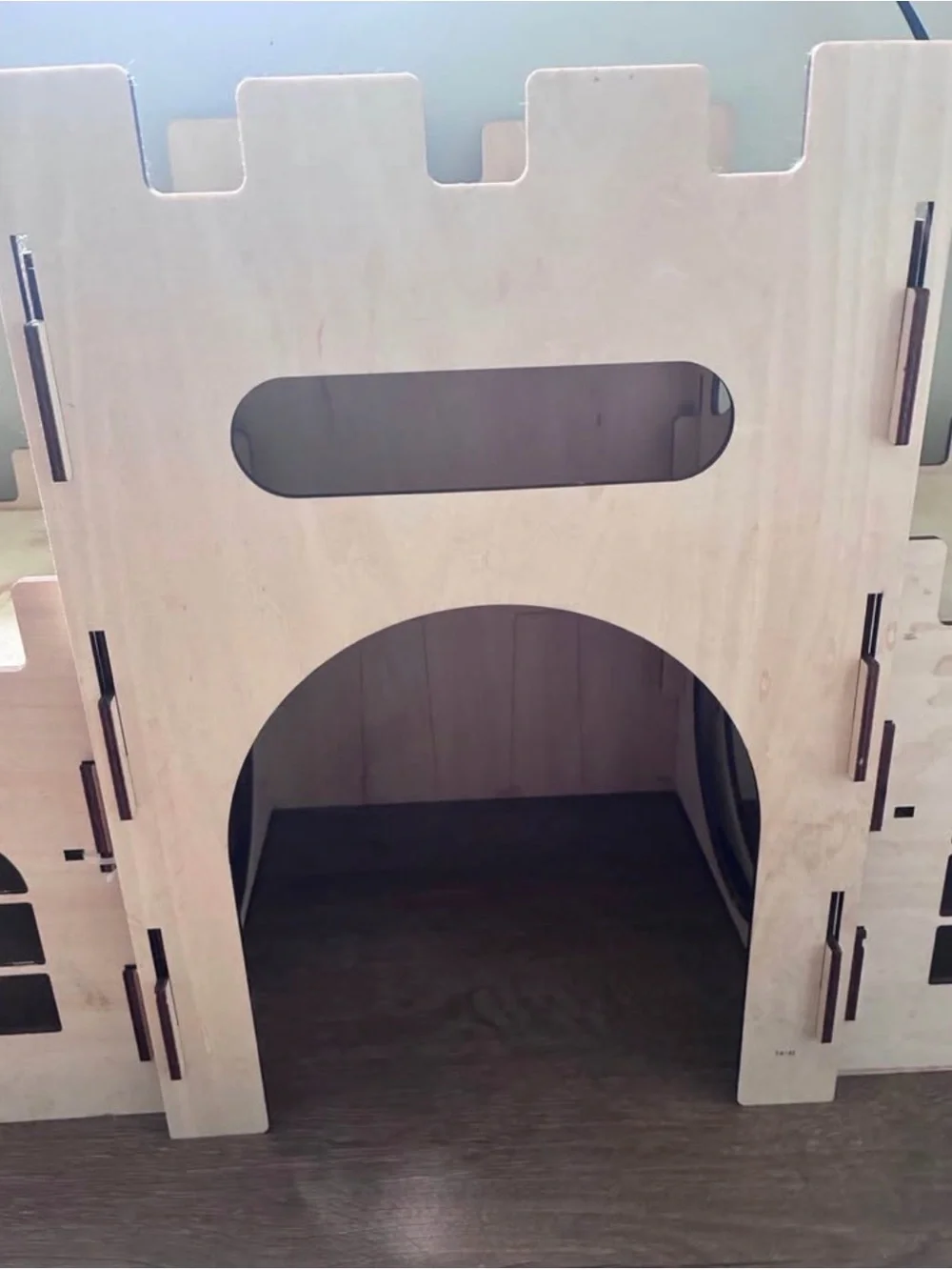 Extra Large Bunny Castles Hideout Split Balcony for Indoor Bunnies Climbing Towe